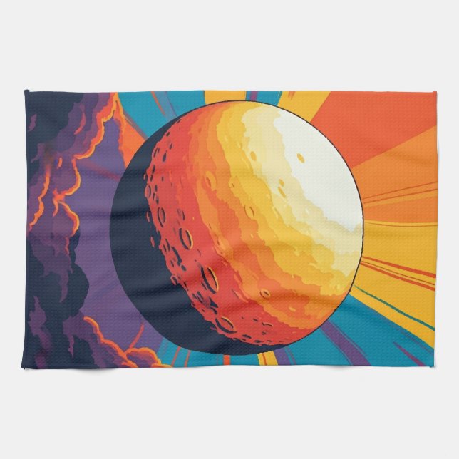 Toalla de cocina Atardecer Celestial (Horizontal)
