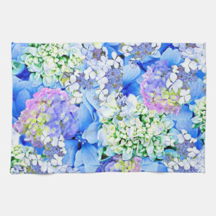 Toalla de cocina azul del Hydrangea
