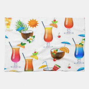 Toalla de cocina/bebidas tropicales