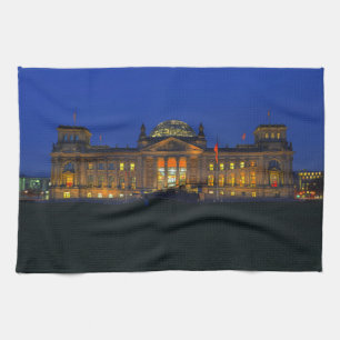 Toalla de cocina Berlín reichstag a la caída de la