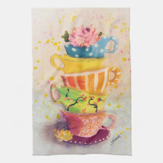 Toalla de cocina "Blossom Tea Fiesta"