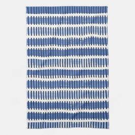 Toalla de cocina "Blue Paint Strokes"