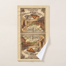 Toalla de cocina/ Café de Toscana