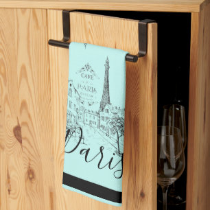 Toalla de cocina Cafe Paris