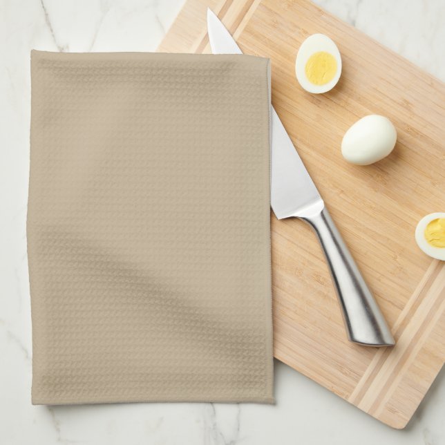 Toalla de cocina caqui (Doblado Cuarto)