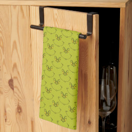 Toalla de Cocina Cara de Cómo el Grinch Robó la Na