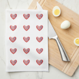 Toalla de cocina cardíaca escandinava