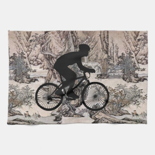 Toalla de cocina ciclista