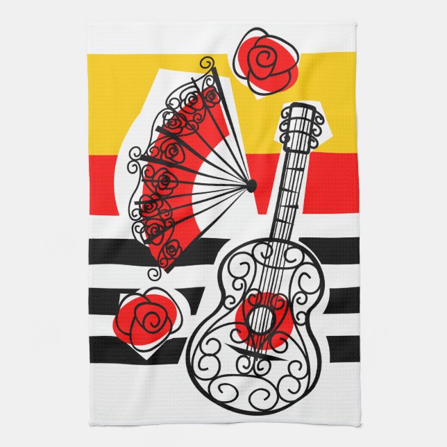 Toalla de cocina clásica de banda Souvenirs (Vertical)