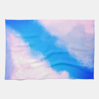 Toalla de cocina Clouds Apart - Azul con nubes ros