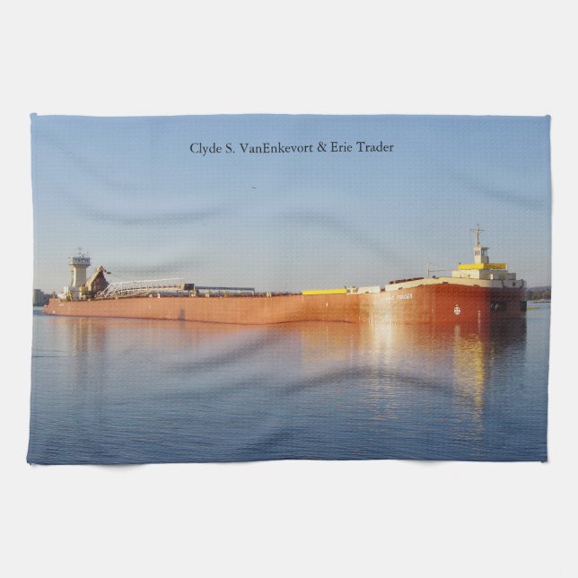 Toalla de cocina Clyde S. VanEnkevort & Erie Trade (Horizontal)