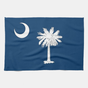 Toalla de cocina con bandera de Carolina del Sur, 