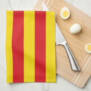 Toalla de cocina con bandera de Cataluña