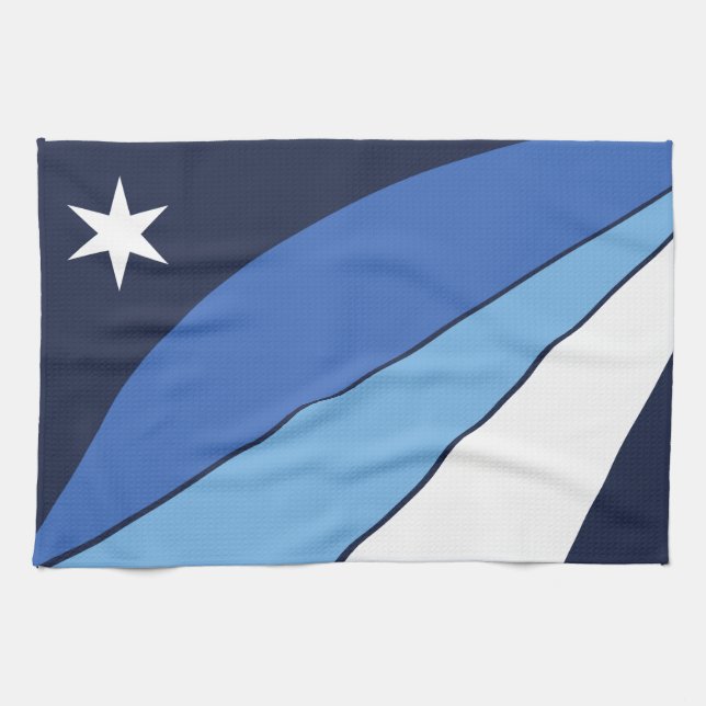 Toalla de cocina con bandera de Columbia, SC (Horizontal)