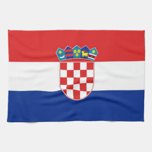 Toalla de cocina con bandera de Croacia