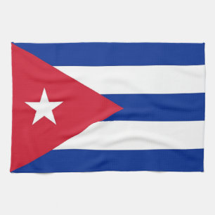 Toalla de cocina con bandera de Cuba