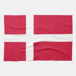 Toalla de cocina con bandera de Dinamarca