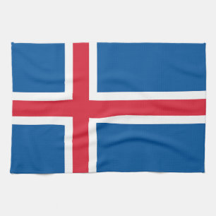 Toalla de cocina con bandera de Islandia
