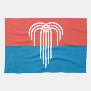 Toalla de cocina con bandera de Kansas City, Misur