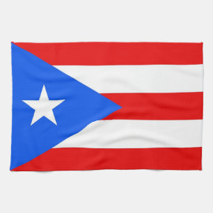 Toalla de cocina con bandera de Puerto Rico, EE.UU