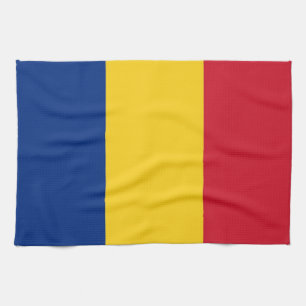 Toalla de cocina con bandera de Rumania