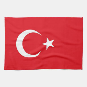 Toalla de cocina con bandera de Turquía