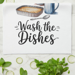 Toalla de Cocina con Cita Divertida