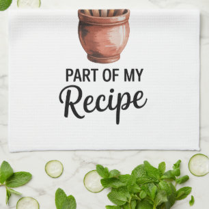 Toalla de cocina con cita divertida