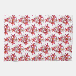 Toalla de cocina con collage de Plumeria