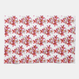 Toalla de cocina con collage de Plumeria
