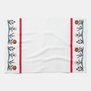 Toalla de cocina con decoración de flores de prad