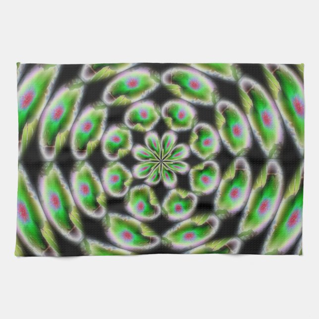 Toalla de cocina con diseño abstracto (Horizontal)