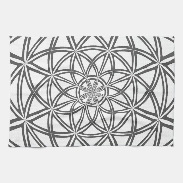 Toalla de cocina con diseño abstracto (Horizontal)