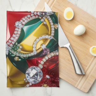 Toalla de cocina con el diseño de los colores de L
