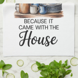 Toalla de Cocina con Frase Divertida