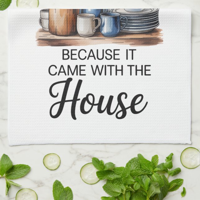 Toalla de Cocina con Frase Divertida (Doblado)