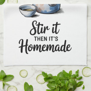 Toalla de Cocina con Frase Divertida