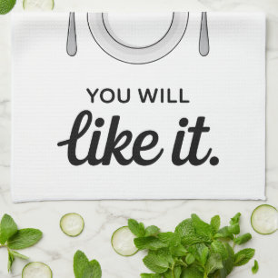 Toalla de Cocina con Frase Divertida