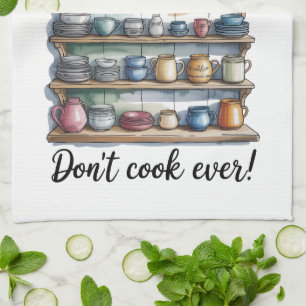 Toalla de Cocina con Frase Divertida