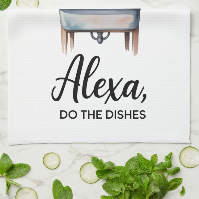 Toalla de Cocina con Frase Divertida (Doblado)