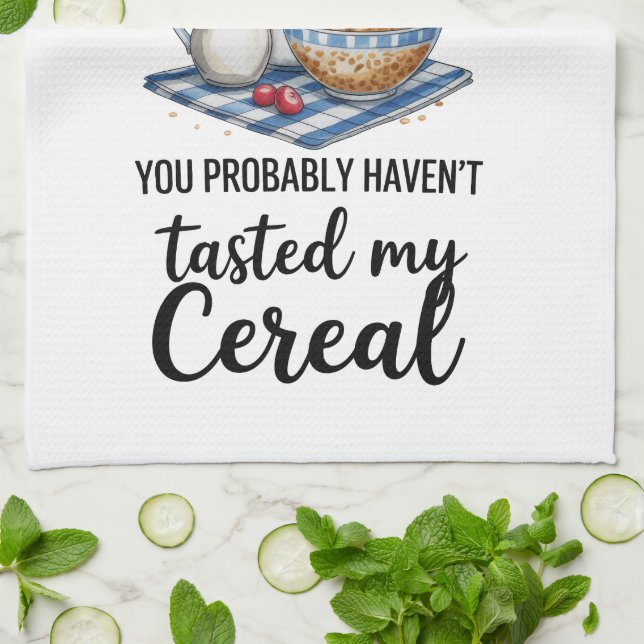 Toalla de Cocina con Frase Divertida (Doblado)