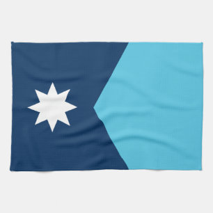 Toalla de cocina con la bandera de Minnesota, EE.
