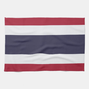 Toalla de cocina con la bandera de Tailandia