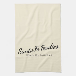 Toalla de cocina con logo de Santa Fe Foodies
