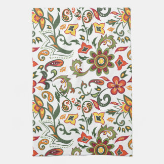 Toalla de cocina con los modelos decorativos