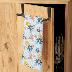 Toalla de cocina con motivos florales inspirados e