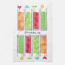 Toalla de cocina con nombre propio de Summer Juice