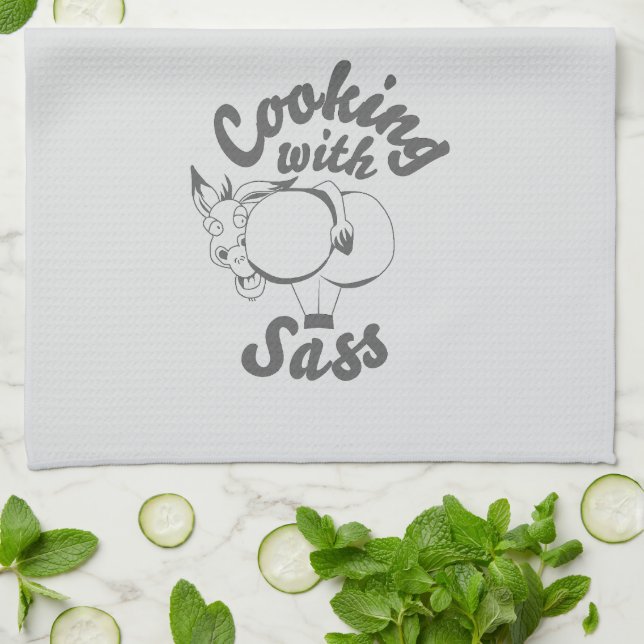 toalla de cocina con sass suave gris (Doblado)