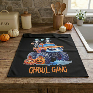 Toalla de cocina con temática de calabaza de la pa