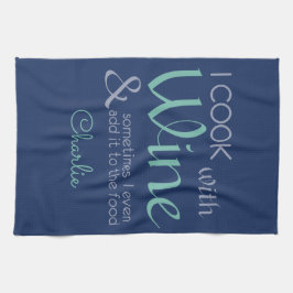 Toalla de cocina conocida de encargo de la cita